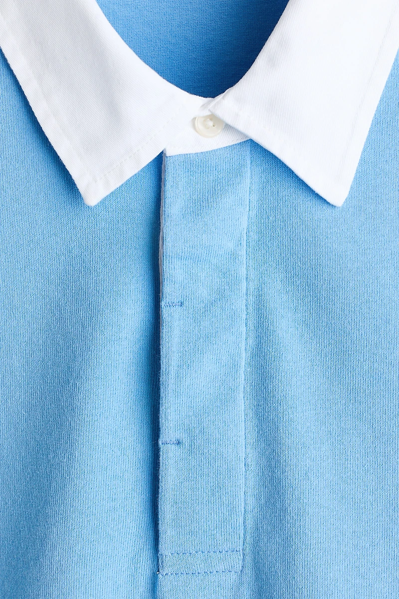 Loose-Fit Cotton Polo Shirt