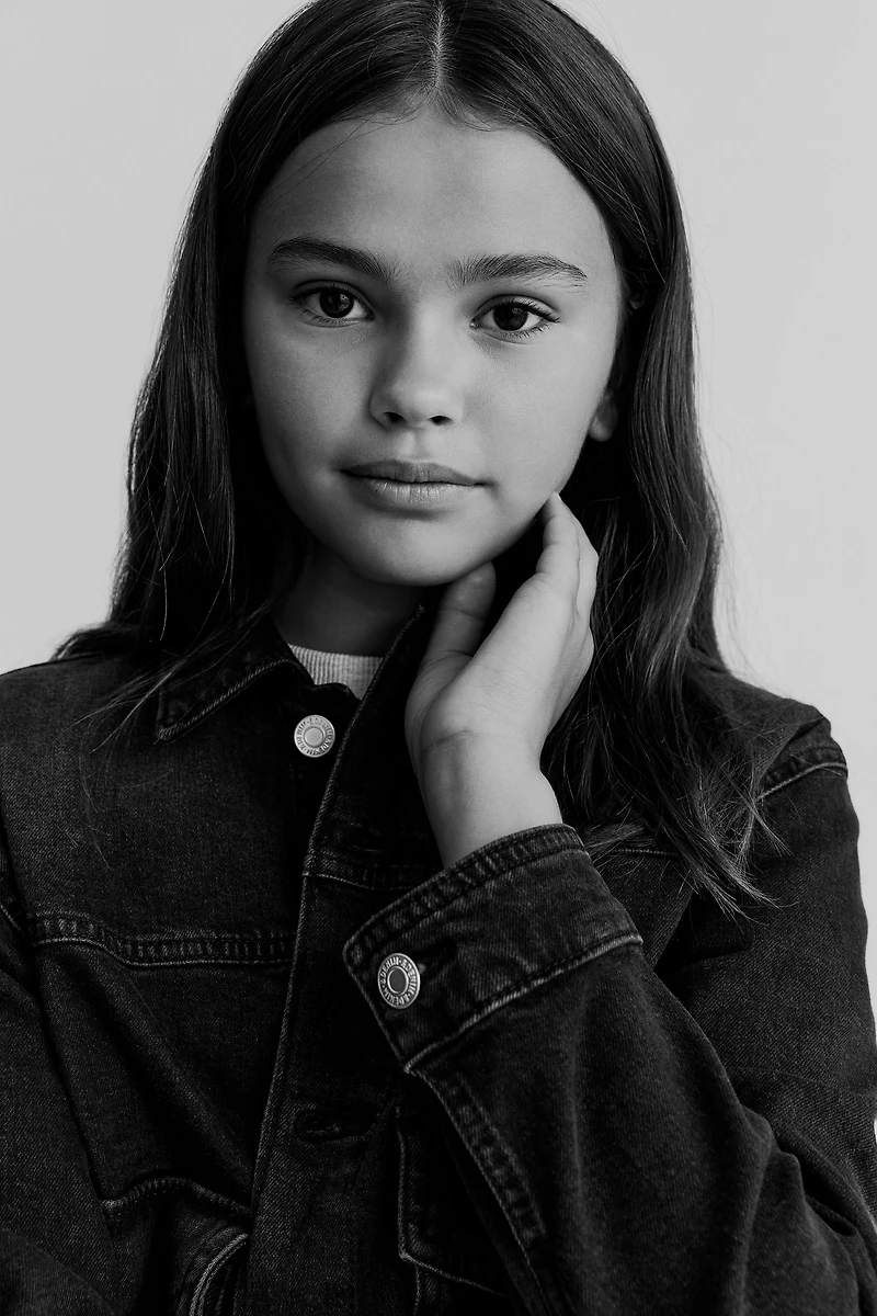 Veste en denim de coton