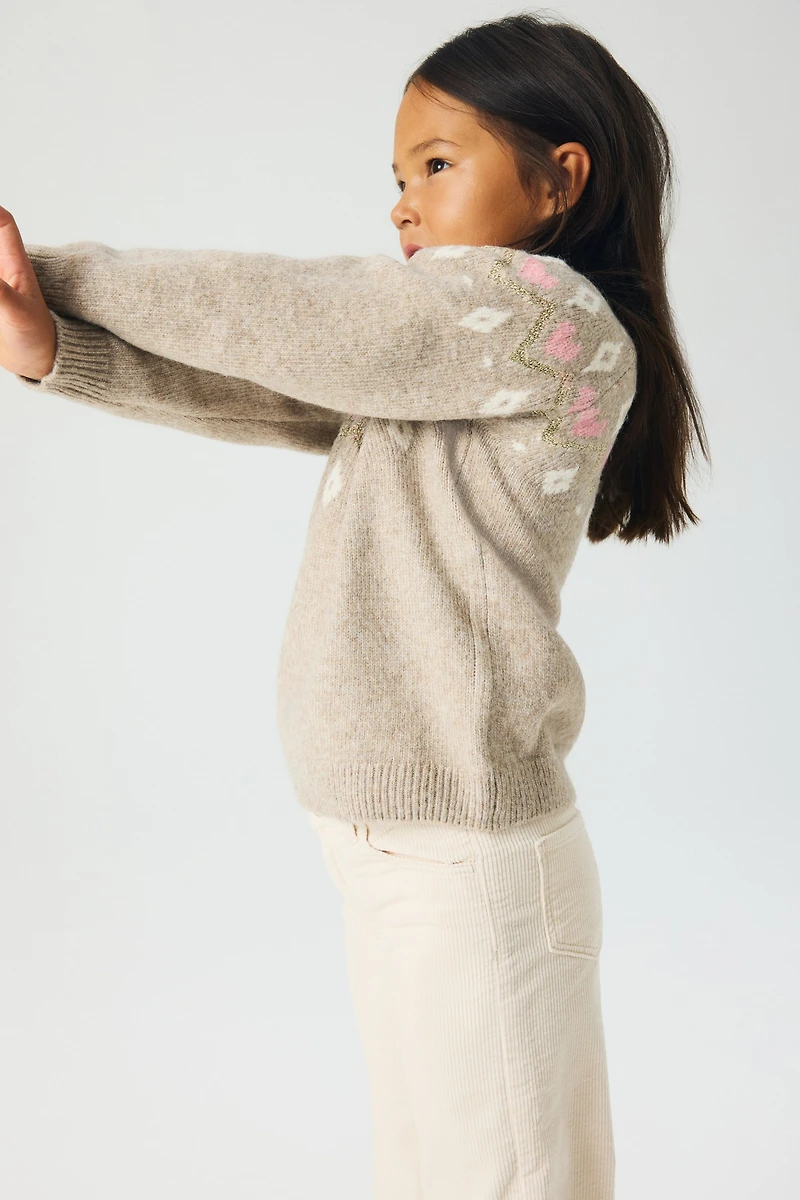 Wide-Leg Cotton Corduroy Pants