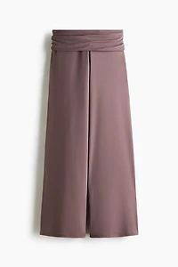Foldover-Waist Yoga Pants