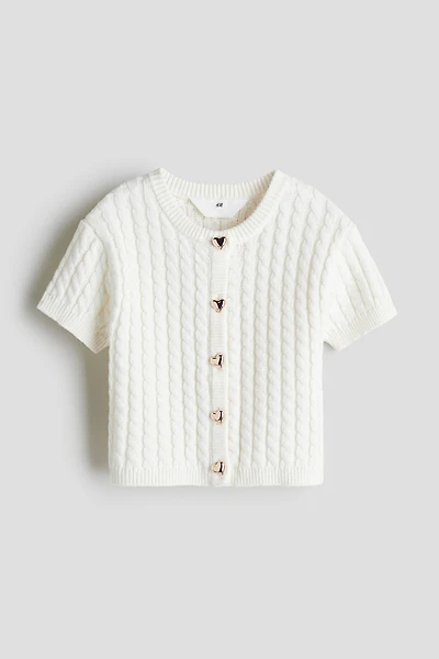 Cable-Knit Cardigan