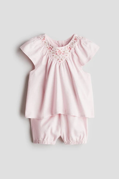 2-Piece Linen-Blend Set