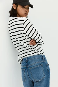 Jean Taille Haute Coupe Amincie