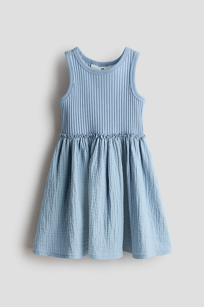 Dress with Muslin Skirt
