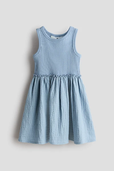 Dress with Muslin Skirt