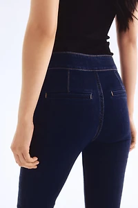 Skinny High Capri Jeans