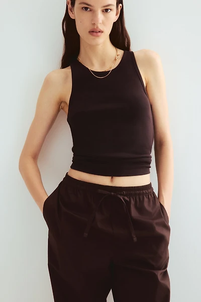 Cotton Drawstring Pants