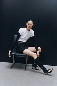 Shoulder-Pad Bodysuit