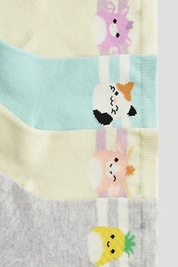 5-pack Motif-Detail Socks