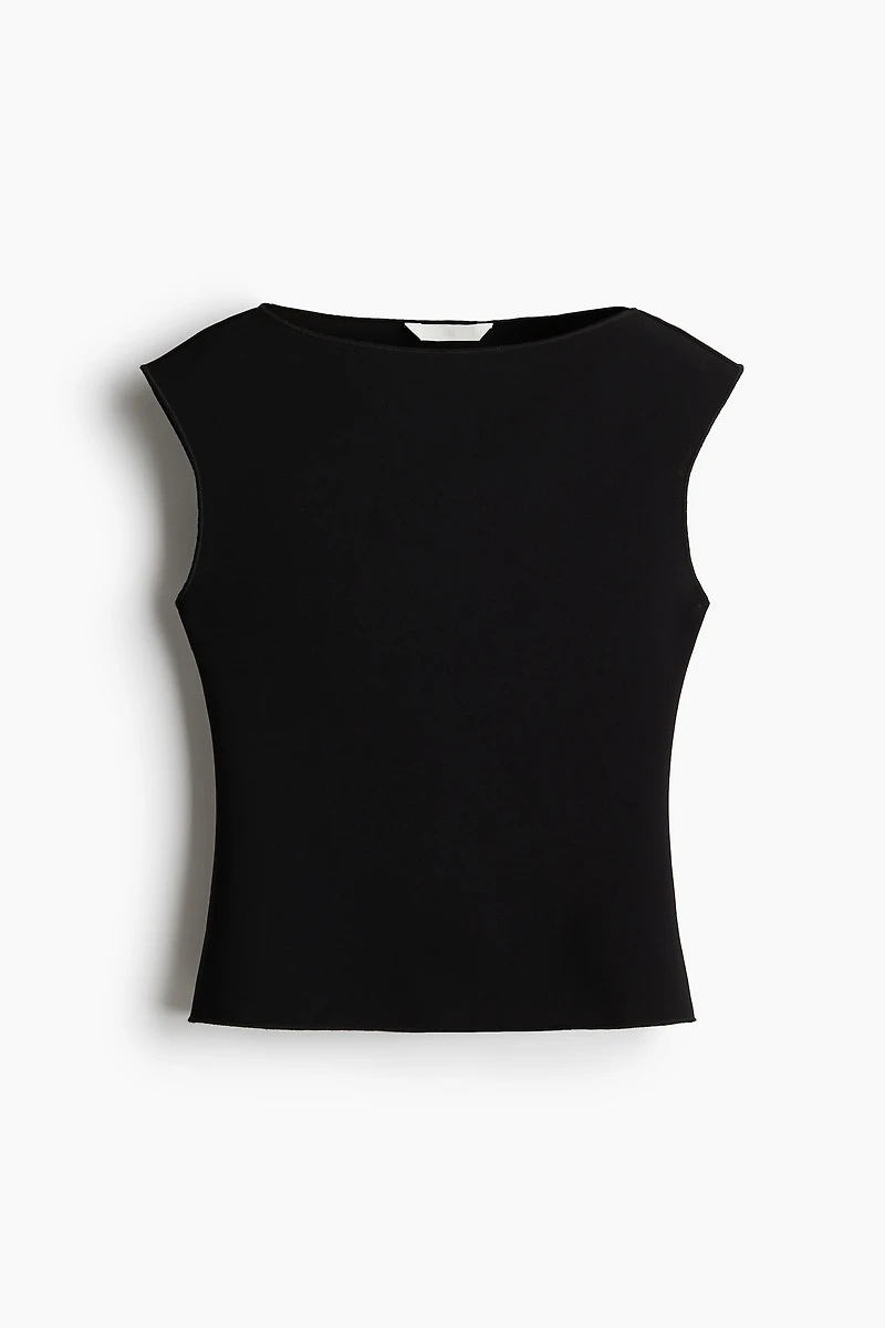 Boat-Neck Top