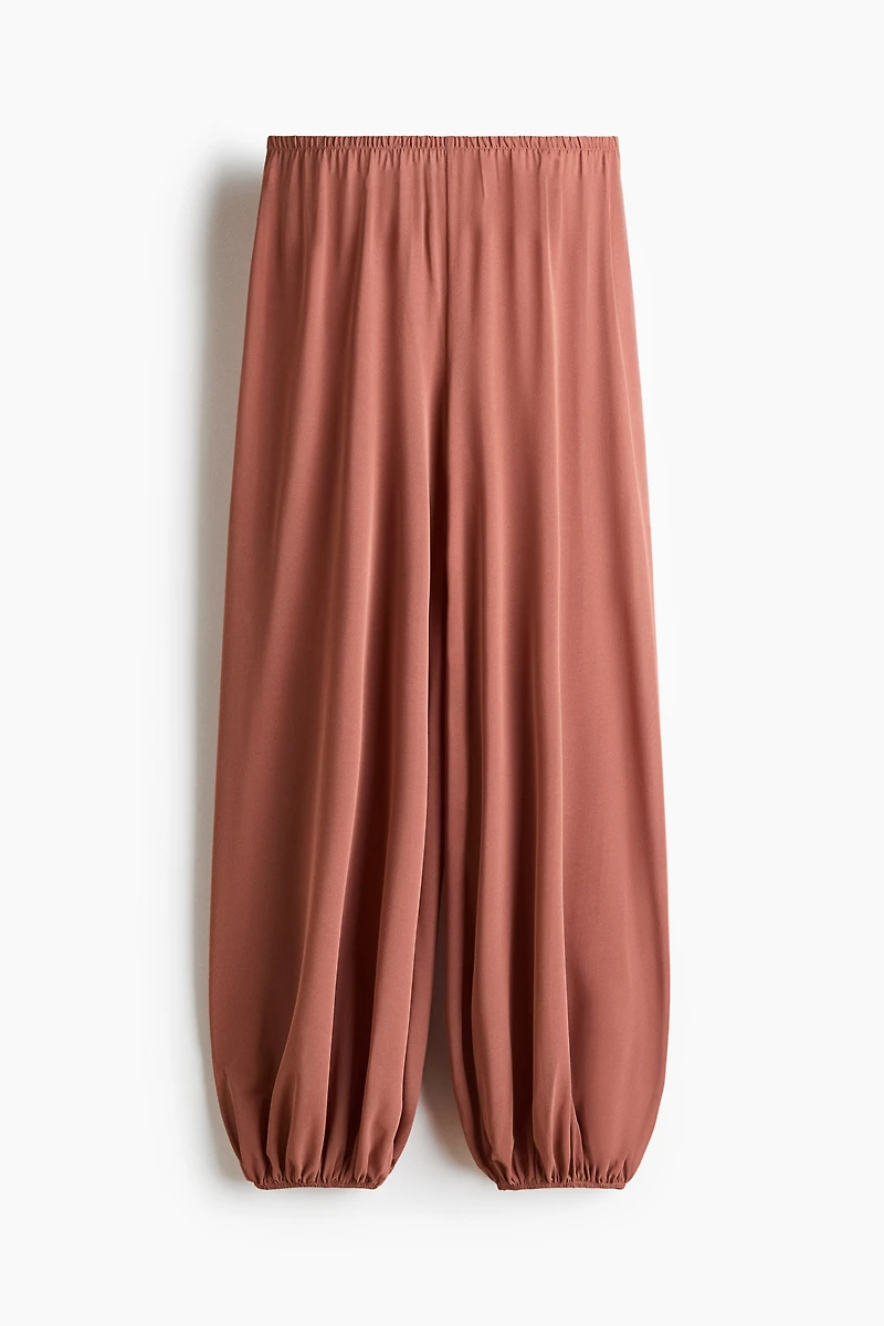 Jersey balloon trousers