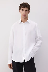Regular-Fit Linen Shirt