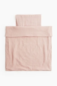 Muslin Crib Duvet Cover Set
