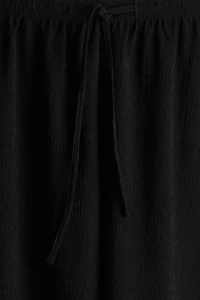 Textured Jersey Drawstring Pants