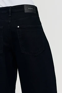 High Rise Barrel Leg Jeans