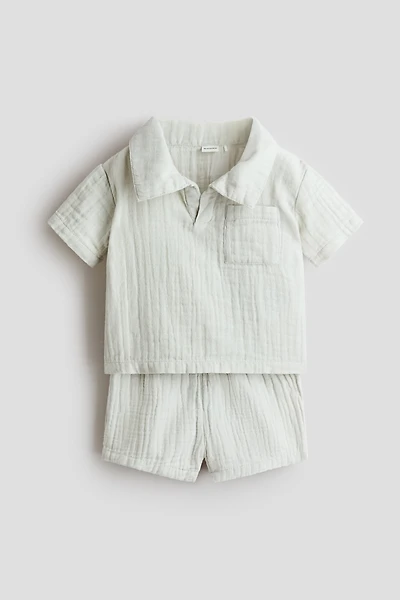 2-piece cotton muslin set