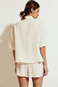 Eyelet Embroidered Shirt