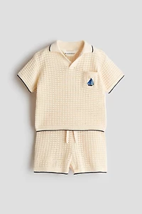 2-Piece Open-Knit Cotton Set