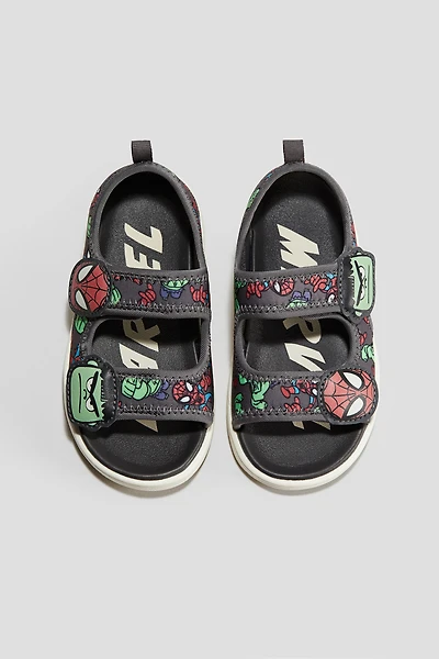 Motif-Detail Sandals