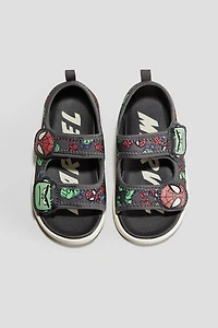 Motif-Detail Sandals