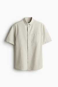 Chemise Oxford Coupe Classique manches courtes