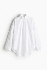 Stitching-Detail Cotton Shirt