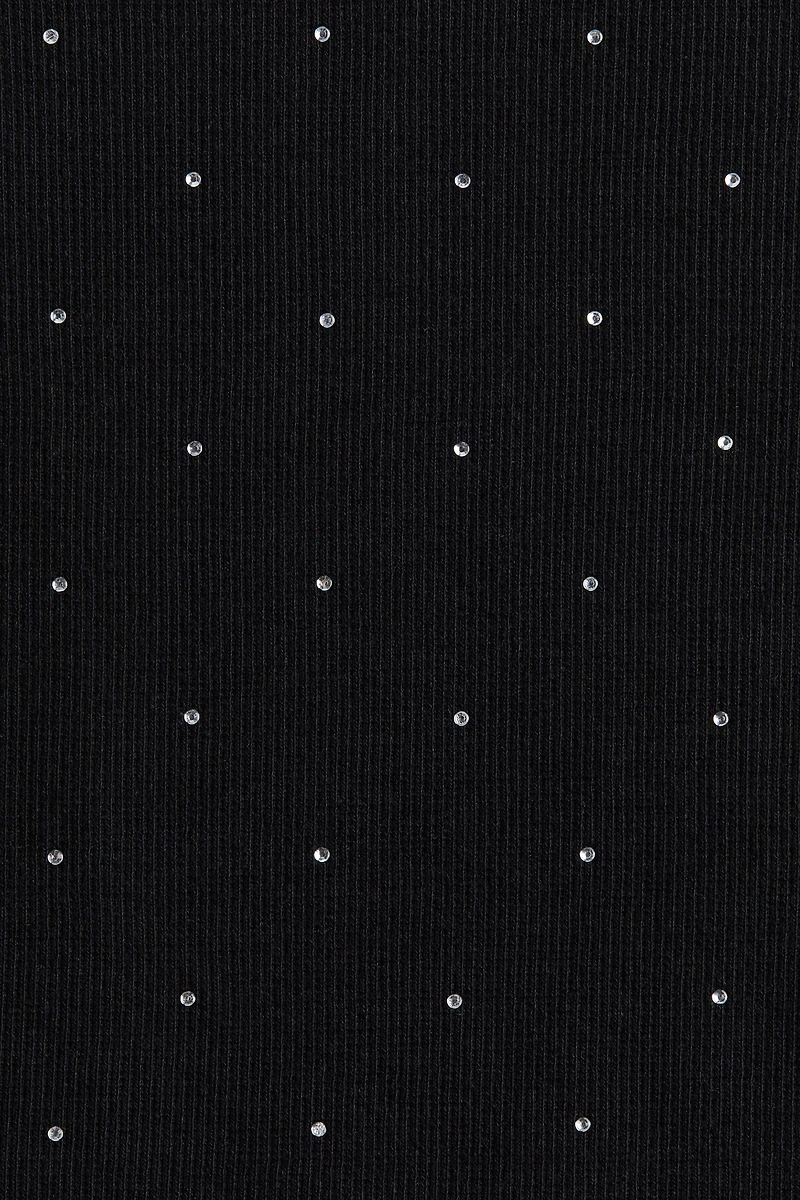 Rhinestone-Embellished T-Shirt