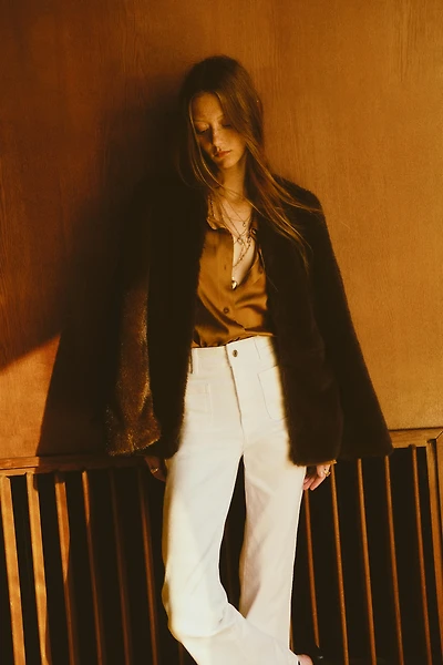 Jean évasé taille haute