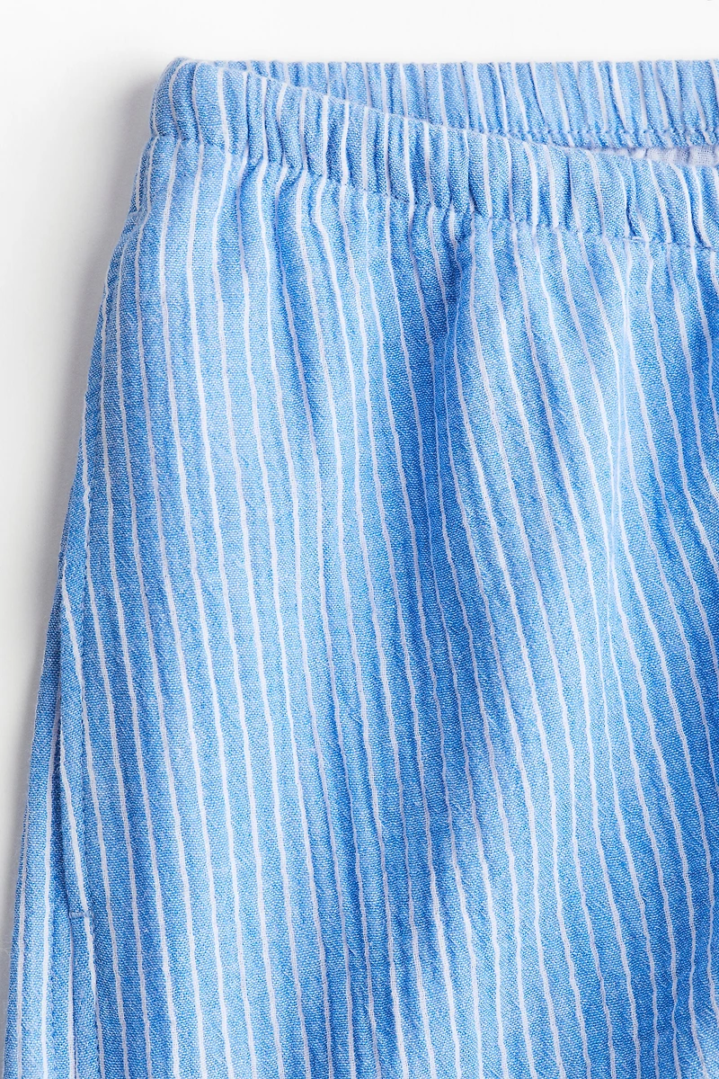 MAMA Drawstring Muslin Shorts