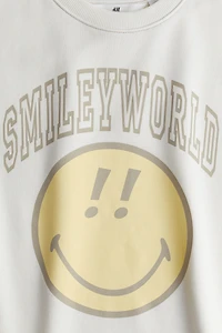 T-Shirt with Printed Motif