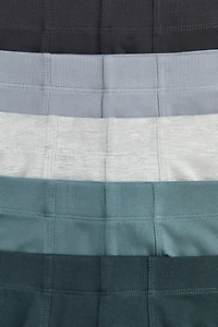 Lot de 5 caleçons boxeurs courts en coton