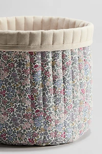 Large Quilted Storage Basket