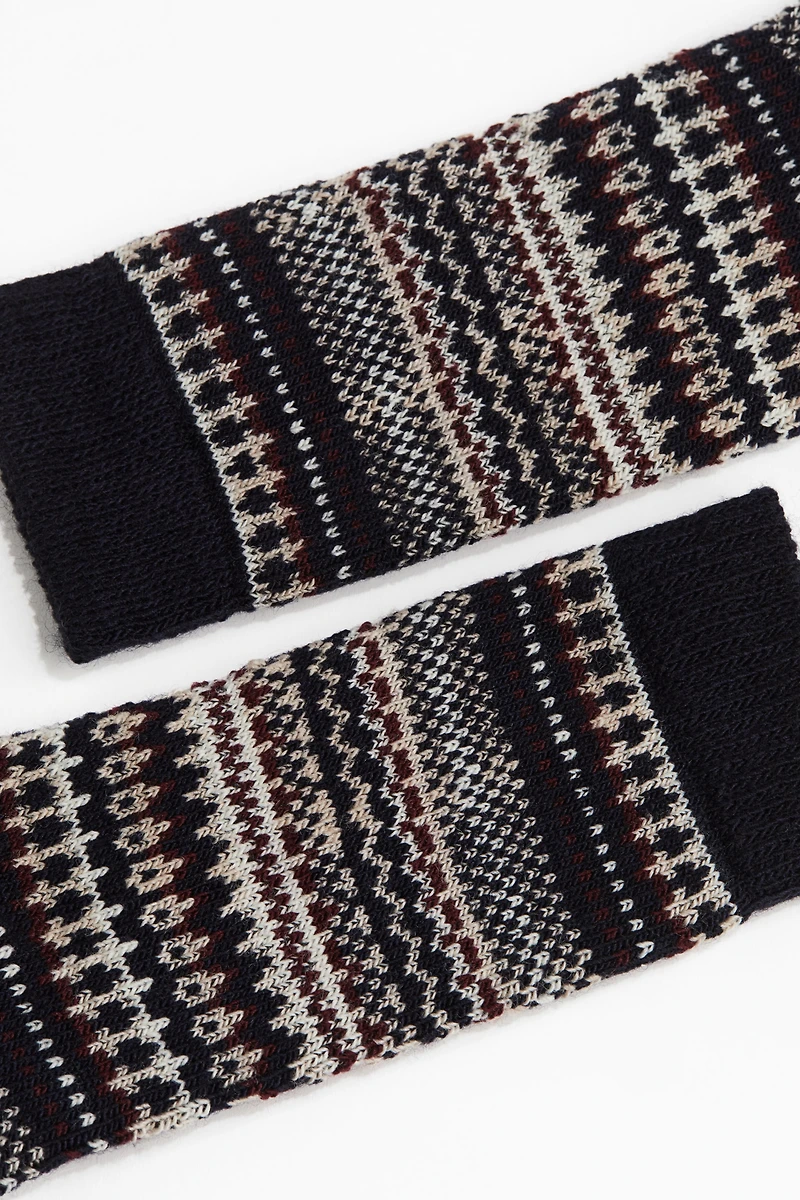 Chaussettes en laine mélangée