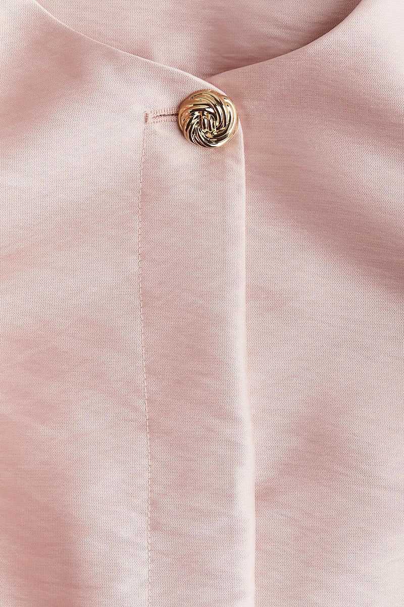 Balloon-Sleeved Blouse