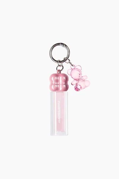 Key Ring with Lip Oil