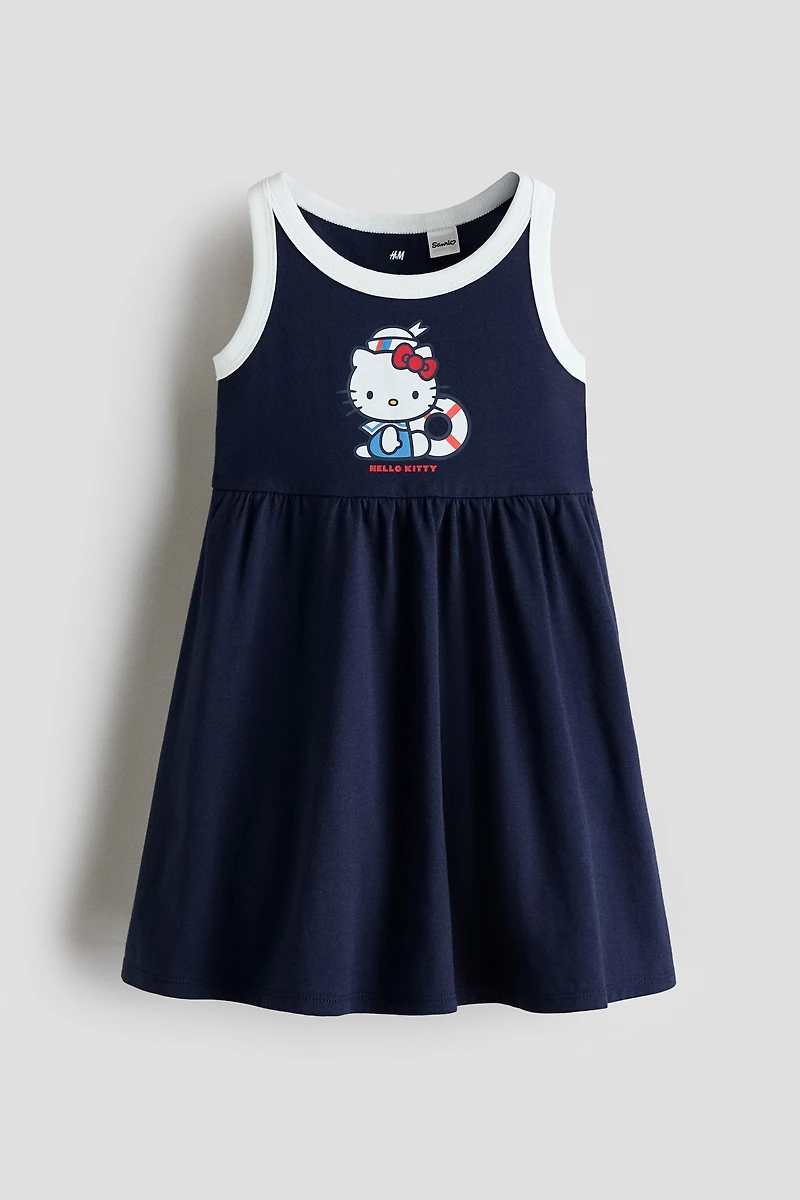 Robe imprimée en coton