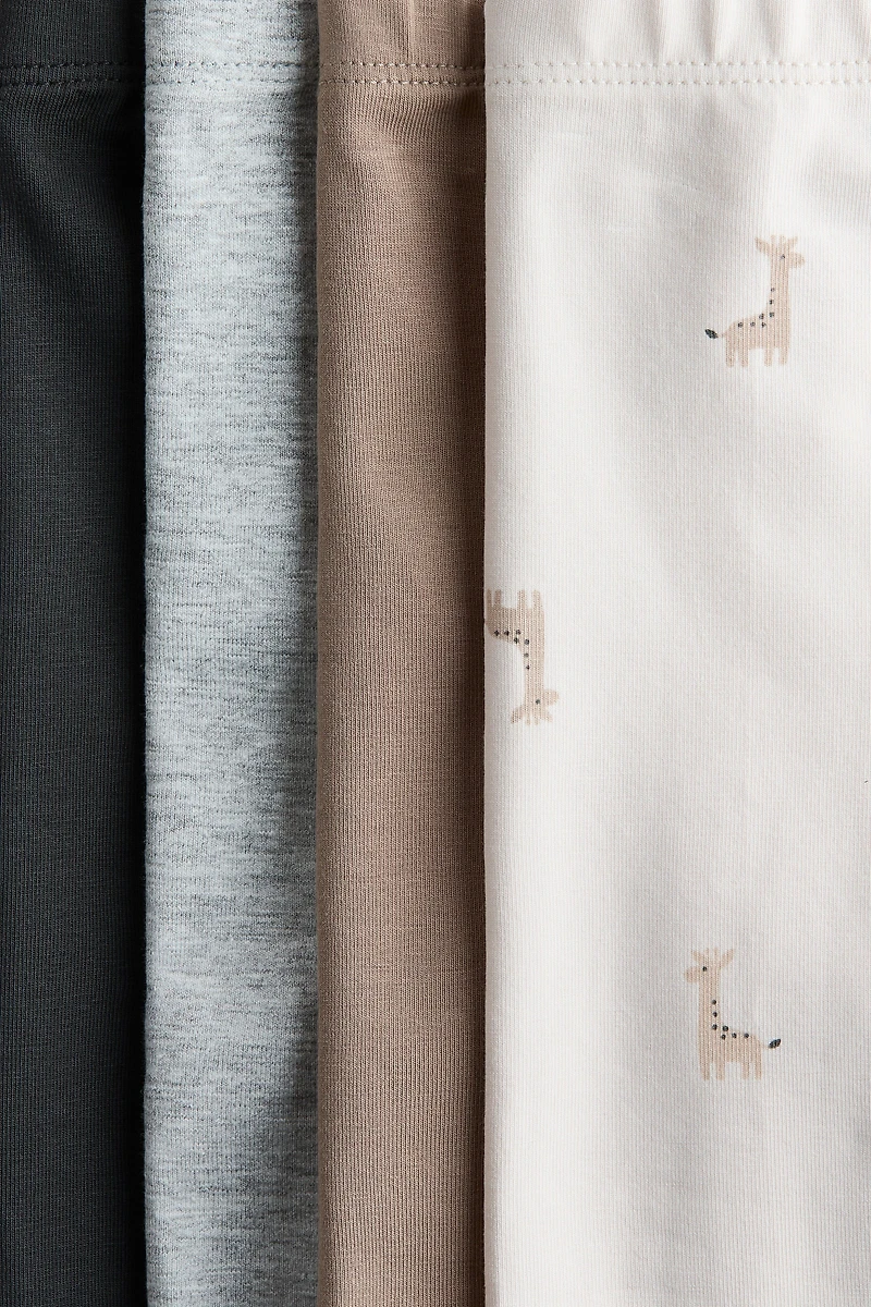 4-pack Cotton Jersey Leggings