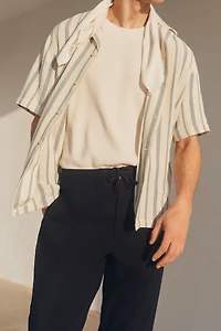 Regular-Fit Lyocell-Blend Pants