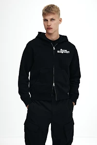Loose-Fit Hooded Jacket