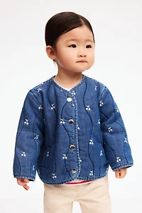 Quilted Denim Jacket