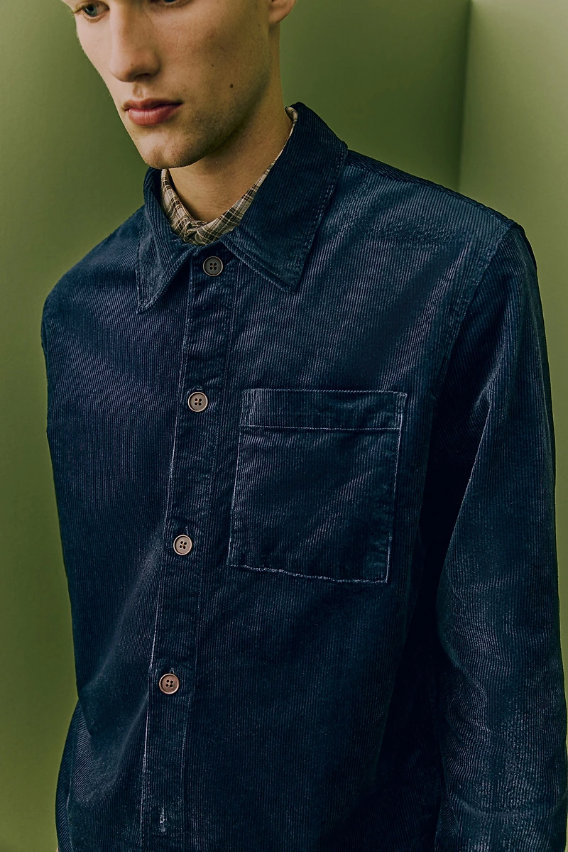 Regular Fit Corduroy Overshirt