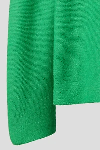 Chandail ample en point mousse de laine mélangée