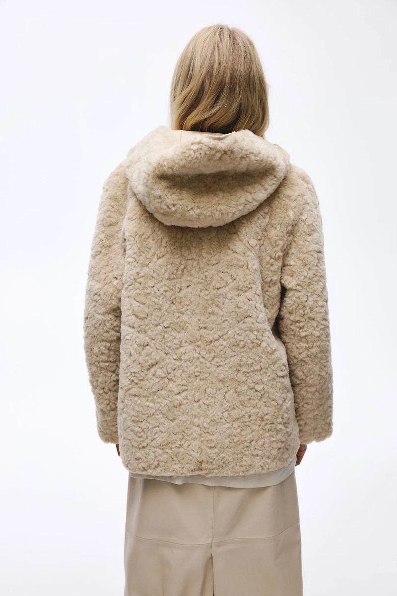 Hooded Teddy Fleece Jacket