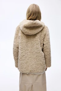 Hooded Teddy Fleece Jacket