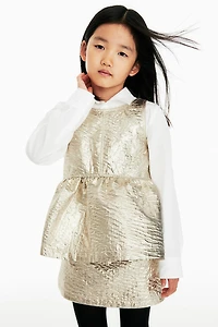 Shimmery Peplum Top