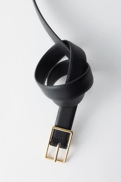 Ceinture en cuir fendu