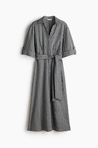 Tie-Belt Dress