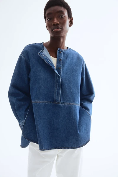 Pullover Twill Blouse