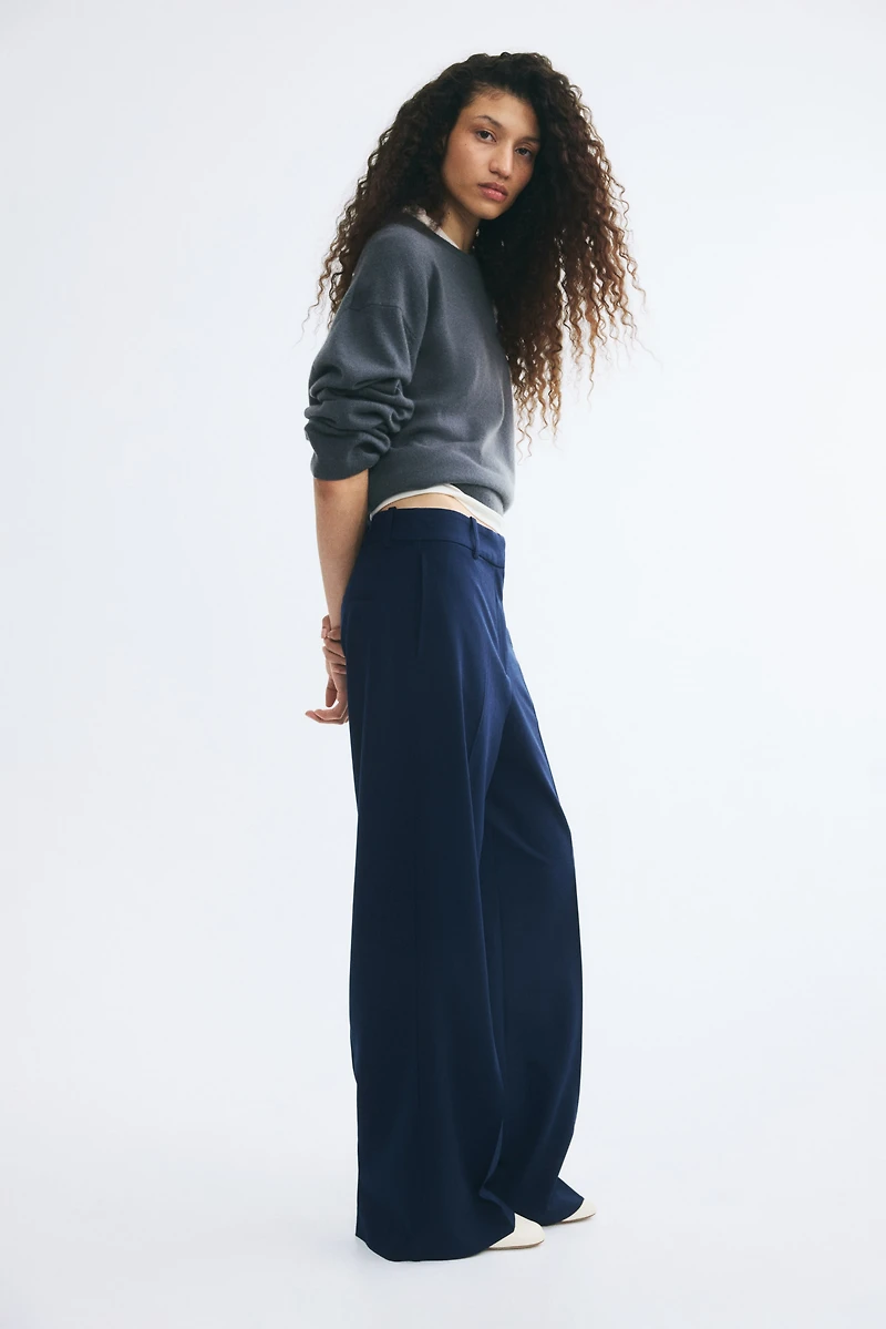 Pantalon chic à jambes larges