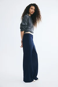 Pantalon chic à jambes larges